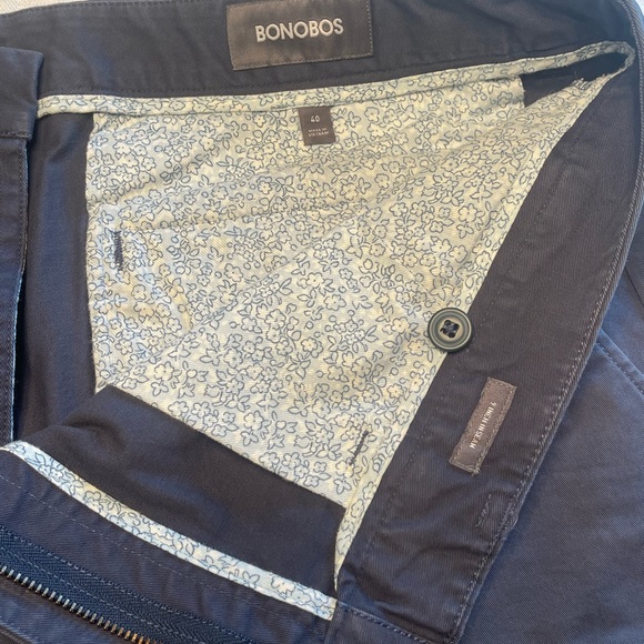 Bonobos Stretch Washed Chino Shorts (40” x 9” Coastal Slate) - Picture 4 of 4